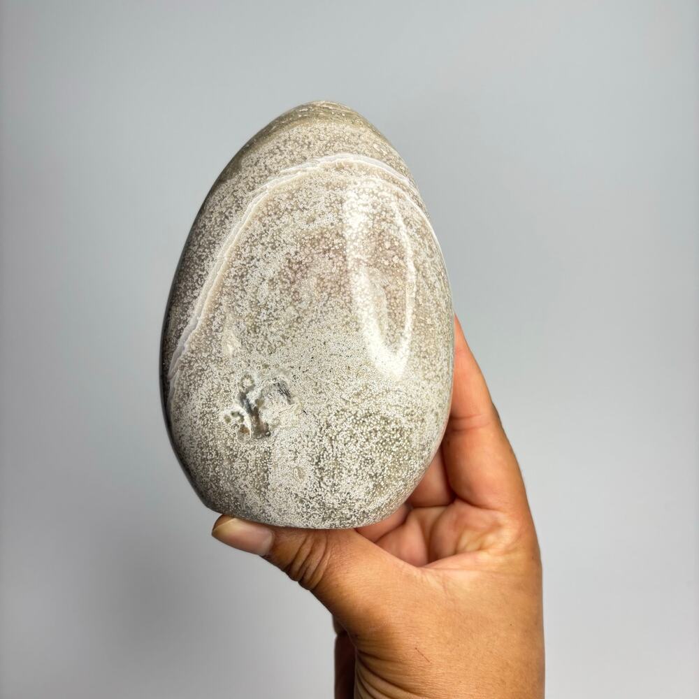 Large Ocean Jasper Freeform Crystal Specimen – Polished Mineral Display Piece